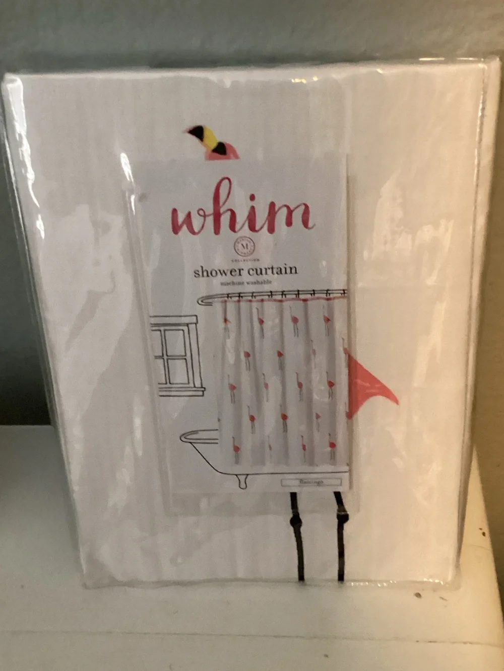 Whim By Martha Stewart Collection Shower Curtain NWT